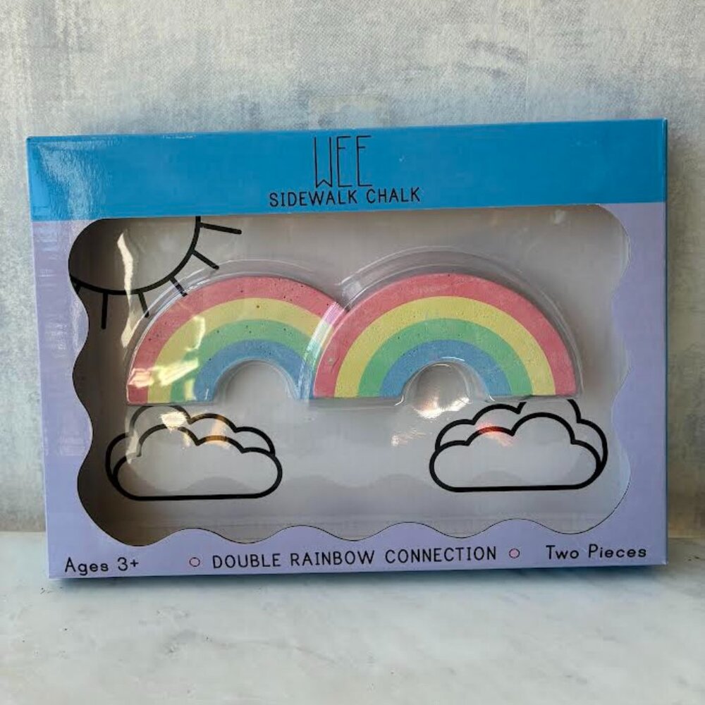 Twee- Double Rainbow Connection | Wee By Twee | Sidewalk Chalk- NWT